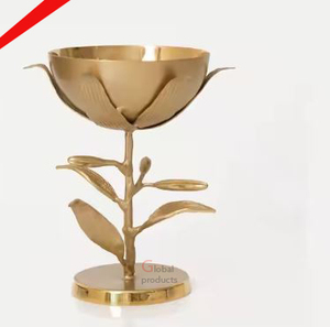 Brûleur Mubkhar et Bakhur en laiton doré dernier cri en acier inoxydable - Product Image 3