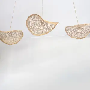 โคมไฟเพดานหญ้าทะเลสไตล์ชายฝั่ง - Product Image 6