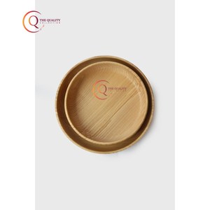 Marmite en bois avec couvercle nouveauté boîte à Chapatti en bois massif forme ronde décorative à la main casserole sans danger pour les aliments pour la maison d'hôtel - Product Image 3