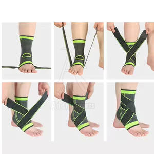 Tobillera elástica ajustable para entrenamiento, protección contra esguinces, hinchazón, estabilidad muscular - Product Image 6