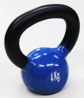 Kettlebell-Kettlebell de hierro fundido negro, vinilo recubierto con color, entrenamiento de fuerza para levantamiento de pesas, acondicionamiento, fuerza