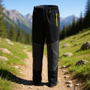 Stretch Fabric Work Trekking <b>Light</b> Boys Pants & <b>Trousers</b> - Product Image 3