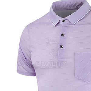 Chemises pour hommes en coton 100% respirant, séchage rapide, couleur unie, grande taille, tricotées, décontractées pour l'été - Product Image 6