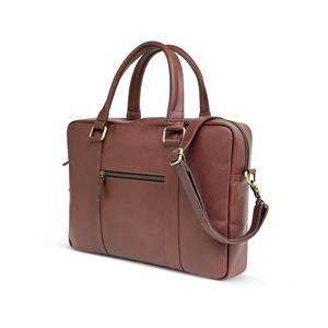 Brown Genuine <b>Leather</b> Large Capacity Fashion Laptop <b>Bag</b> Briefcase Unisex 15 Inch Computer Messenger Satchel <b>Work</b> Business Travel - Product Image 6