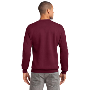 Gran oferta 100%, moda básica de alta calidad 2025, Sudadera negra mezclada de algodón, sudadera informal de calle de Color sólido para hombres - Product Image 5