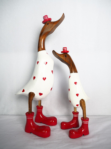 Patos de madera de Indonesia, venta al por mayor, pato de madera de bambú, pato de madera de Bali, decoración del hogar - Product Image 5