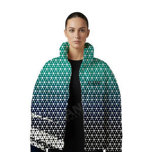 Chaqueta de Burbuja para Mujer, Cómoda y Ligera, para Exteriores, Resistente al Viento - Product Image 3