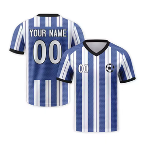 Fournisseur de maillots de football en polyester personnalisés pour adultes, 25-26, uniforme de football, maillot de football rétro à séchage rapide - Product Image 2