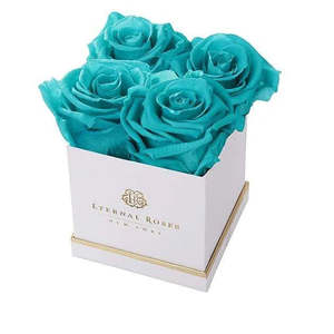 Lennox <b>Small</b> Aqua Square <b>Gift</b> <b>Box</b> - Product Image 2