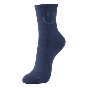 Calcetines de Algodón Antibacterianos para Mujer, Diseño Divertido con Caras de Dibujos Animados, Calcetines Coreanos para Uso Diario - Diseño de Cara E - Product Image 3