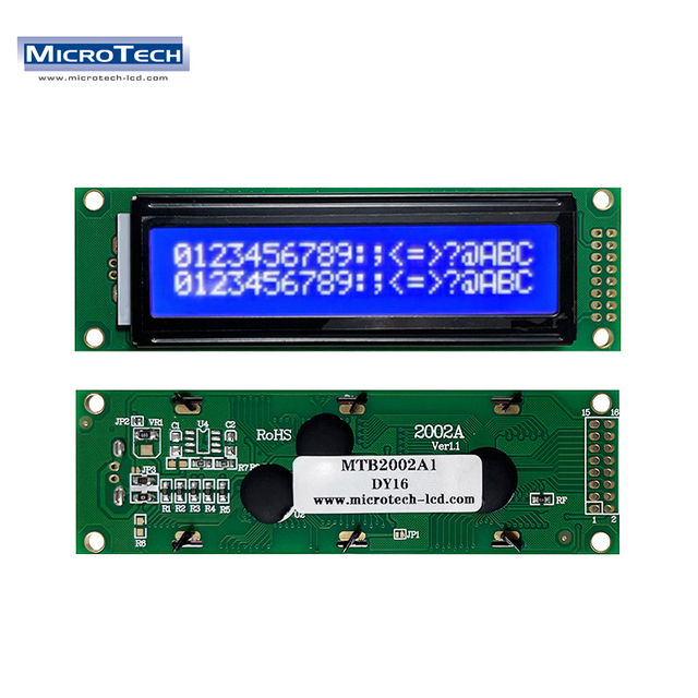 20X2 Character STN Blue COB 6 O' Clock 2002 graphic lcd module with S6A0069 Control IC