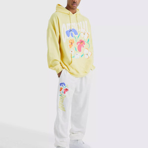 2025 último diseño pantalones Cargo chándal hombres polar algodón peso pesado chándal de gran tamaño hecho por Hanger Impex - Product Image 4