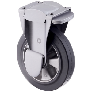 Rueda Giratoria para Muebles con Capacidad de Carga de 450 kg, Rueda de 200 mm, 135 mm x 110 mm, Rueda de Goma BS - Product Image 3