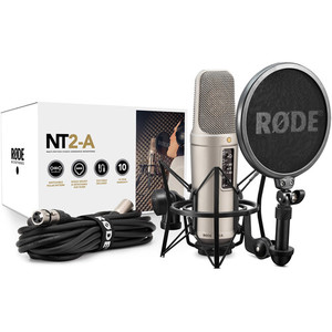 Best Quality Rodes NT2-A Large-Diaphragm Multipattern <b>Condenser</b> Microphone Ready to Ship - Product Image 1