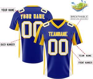 Maillots de football américain personnalisés pour les équipes avec des conceptions sublimées et des informations personnalisées sur les joueurs pour un jeu haute performance - Product Image 2