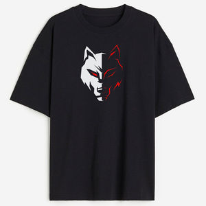 T-shirt à épaules tombantes de qualité supérieure pour hommes 2024 coupe surdimensionnée ourlet incurvé personnalisé % 100 coton chemises Streetwear décontractées unisexe - Product Image 1