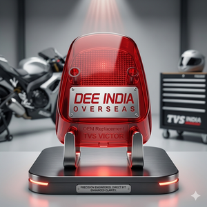 Lente de Luz Trasera para Motocicleta TVS Victor |   Lente de Repuesto OEM para Luz Trasera de Freno - Product Image 3
