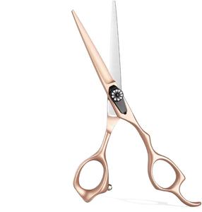 Tijeras profesionales de peluquero de acero inoxidable de 30 dientes, tijeras de corte de pelo de belleza, mango de goma para suministros de peluquería - Product Image 4
