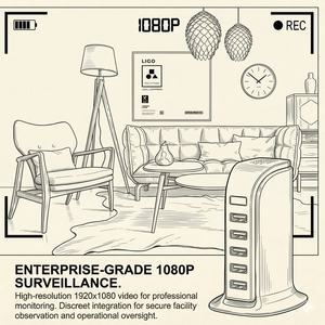 Mini Cámara de Seguridad WiFi con Sensor de Movimiento y Cargador USB, Enchufe EU/US - Product Image 3