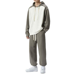 Hombres Sudadera con capucha y sudadera Pantalones de chándal Jogger Conjuntos Cargo Pantalones Chándales Unisex Trajes de chándal - Product Image 1