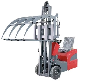 Petit chariot élévateur à 3 roues à batterie avec une capacité de 1500 kg, adapté à la manutention de palettes et aux travaux de construction - Product Image 1