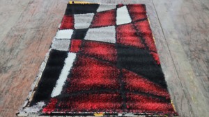 Alfombra Adiva de poliéster de pelo largo, tejida en jacquard, antideslizante, de grosor medio, de la mejor calidad del fabricante de Gaziantep. - Product Image 4
