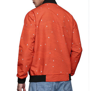 Chaqueta Bomber Unisex de Alta Calidad en Nailon/Acrílico, Estilo Bomber de Piloto, Bordado Personalizado en la Parte Delantera, Talla Grande, Impermeable y Transpirable - Product Image 3
