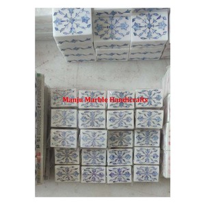 Modern & Stylish Handmade Marble Inlay <b>Box</b> with MOP Stone Craft Super Special Gifting Packaging Limited Addition Them - Product Image 3