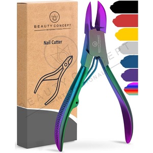Coupe-ongles de couleur noire pour le traitement des ongles épais ou incarnés Coupe-ongles écologique avec pinces à emballage personnalisées - Product Image 6
