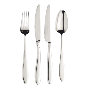 Serviette à salade en métal doré avec poignée émaillée cuillère fourchette à salade couverts pour table à manger couverts - Product Image 6