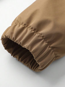 เสื้อแจ็คเก็ตดาวน์กันลมกันน้ำแบบซิปครึ่งตัว ดีไซน์ทันสมัย สำหรับผู้ชาย ใส่เล่นกีฬากลางแจ้งในฤดูหนาว คุณภาพสูง แห้งเร็ว เหมาะสำหรับการวิ่งและการฝึกซ้อม  รับผลิตตามแบบ - Product Image 4