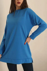 Nueva sudadera para mujer, jersey con hombros caídos, sudadera para mujer en diferentes estilos, sudadera con logotipo personalizado para mujer - Product Image 2