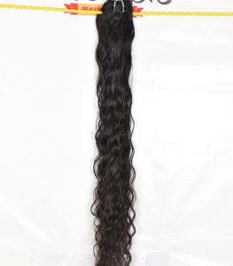 Paquete de templo vietnamita crudo 100%, extensiones de cabello humano de onda profunda de doble trama, sin trenzado, máquina sin procesar, onda Natural - Product Image 6