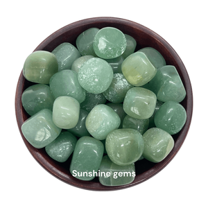 Venta al por mayor de piedras de Aventurina verde pulidas piedras preciosas naturales cristales tallados figuritas Feng Shui decoración del hogar recuerdo - Product Image 5