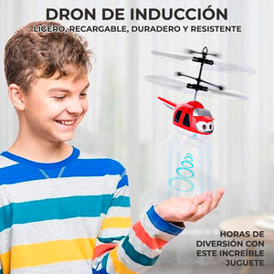 Beginner-friendly Rechargeable <b>RC</b> Helicopter Toy USB <b>Controller</b> Battery Mini Induction Features Plastic Indoor/Outdoor Camera - Product Image 5