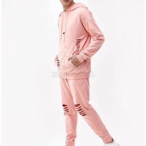 Survêtements d'entraînement sur mesure pour hommes, avec logo personnalisé, pour usage extérieur, vêtements de sport personnalisés, survêtement délavé pour hommes - Product Image 1