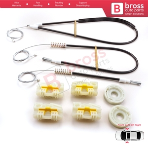 ชุดซ่อมมอเตอร์กระจกไฟฟ้า BWR836+BWR837 สำหรับประตูหน้ารถยนต์ Land Freelander MK1 L314 LN ปี 1997-2006 แบบ 3/5 ประตู รุ่น LR006372 พร้อมอุปกรณ์เสริม - Product Image 3