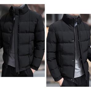 Veste bouffante à capuche de luxe pour hommes, manteau chaud matelassé respirant coupe-vent léger isolé pour les aventures en plein air en hiver - Product Image 4