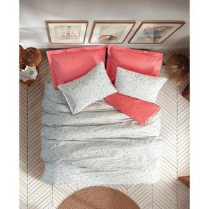 Juego de funda de edredón doble de algodón Box Petite Desordenado Coral-Juego de funda de edredón descriptivo y llamativo para un dormitorio acogedor - Product Image 2