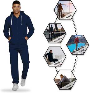 Sudadera con capucha transpirable Eco-Friendly Impreso Patrón sólido Invierno Peso pesado SWEATSUIT Técnica de diamantes de imitación Ligero - Product Image 5