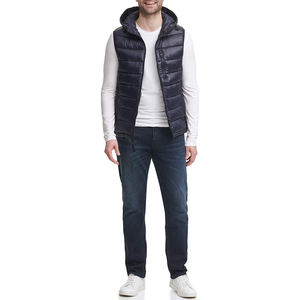 Veste matelassée camouflage imperméable et coupe-vent de qualité supérieure, sans manches, col rond, logo frontal, pour hommes et femmes, vente en gros, OEM standard - Product Image 3