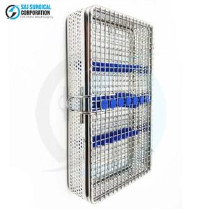 Cesta Oftálmica Micro con Tapa, Insertos de Acero Inoxidable, Tiras de Alta Calidad, Almacenamiento Médico Reutilizable y Duradero para Oftalmología - Product Image 2