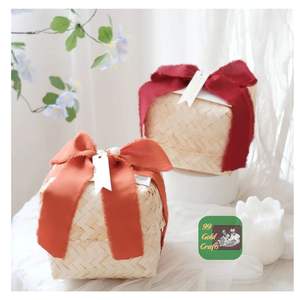 Boîte cadeau élégante en bambou pour mariage, design personnalisé, emballage souvenir, fabriquée au Vietnam - Product Image 6