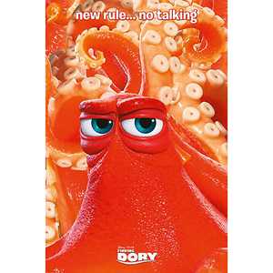 Affiche de design moderne « Recherche de Dory » : Nouvelle règle « Interdiction de parler » - Product Image 2