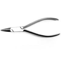 Pince à bec plat la plus vendue, 14 cm, acier inoxydable de haute qualité, pince à bec long pour torsion de fil orthodontique, instruments dentaires