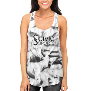 Ensemble de shorts de débardeur taille haute à séchage rapide pour femme 100% coton Tie Dye couleur unie Logo personnalisé XS Yoga Gym Wear Spandex ajusté - Product Image 1