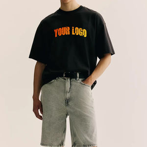 Camisetas de microfibra de algodón 100% de alta calidad para hombre, camisetas personalizadas de gran tamaño con ajuste cuadrado y cuello redondo, superventas, patrón de impresión tejido Suelto - Product Image 1