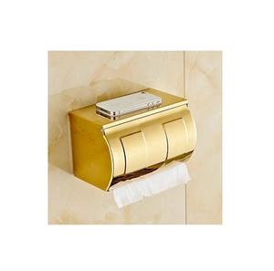 Porte-mouchoirs élégant en acier inoxydable avec un design tendance et des bords lisses pour une mise à niveau chic de la salle de bain - Product Image 3