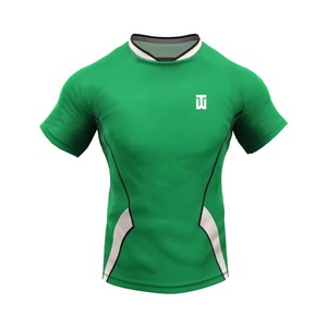 Conjunto de Camiseta de Rugby Personalizada para Hombre, Uniforme de Fútbol Transpirable de Poliéster-Spandex con Impresión Digital y Bordado 3D - Product Image 2