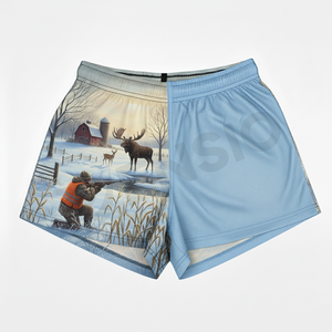 Venta al por mayor de poliéster Footy pantalones cortos de rugby para hombres y jóvenes Premium Summer Plus Size Open Pockets Rugby Footy Shorts - Product Image 6